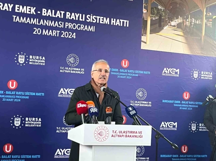 Bakan Uraloğlu: "Bursa’ya 202 milyar liralık yatırım yaptık"
