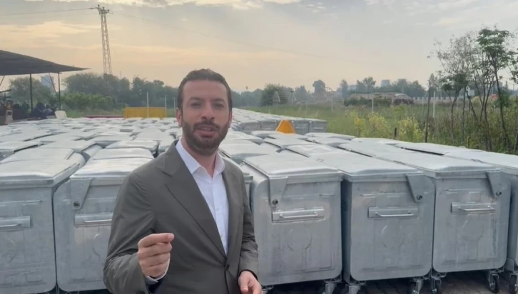 Başkan Aydar Ceyhan’a 300 yeni çöp konteyneri kazandırdı
