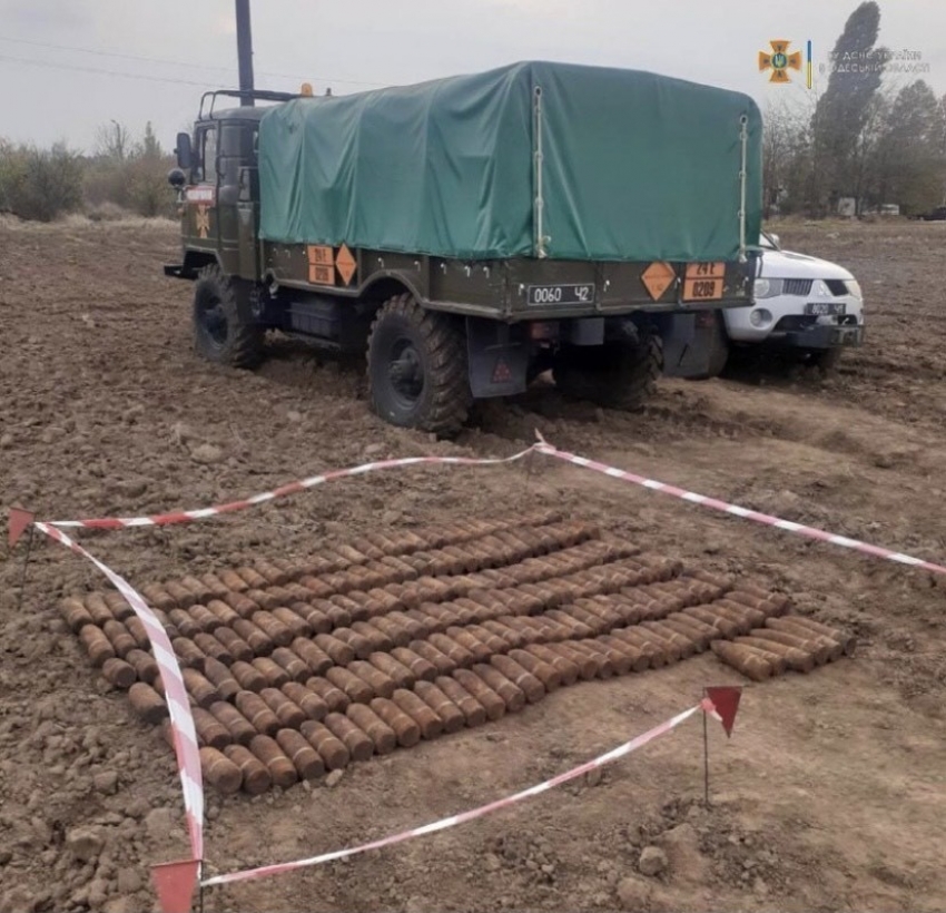 Ukrayna’da 2. Dünya Savaşı’ndan kalma 380 adet top mermisi bulundu