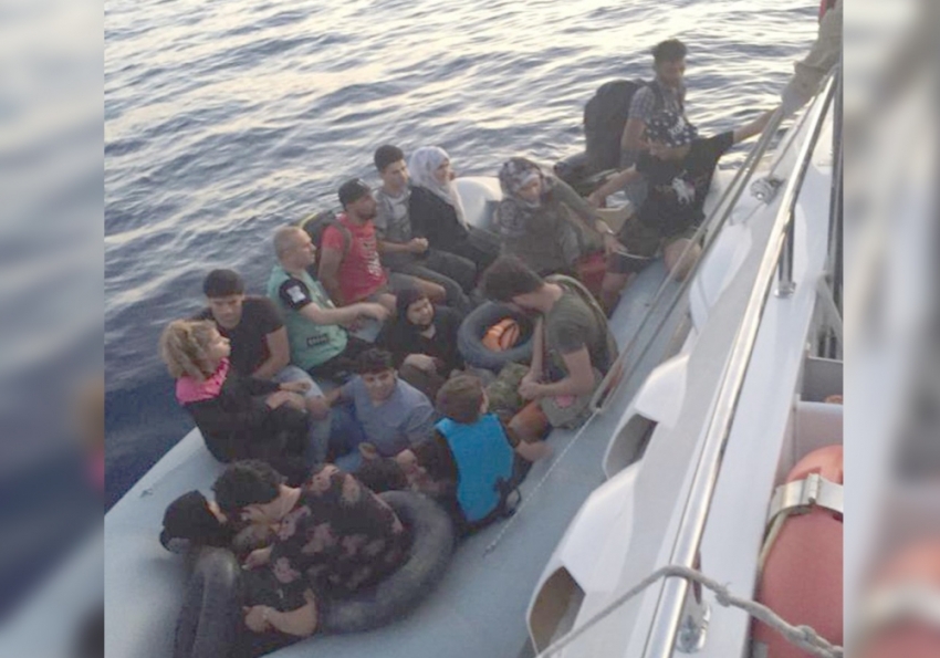 Kuşadası’nda 34 kaçak göçmen yakalandı