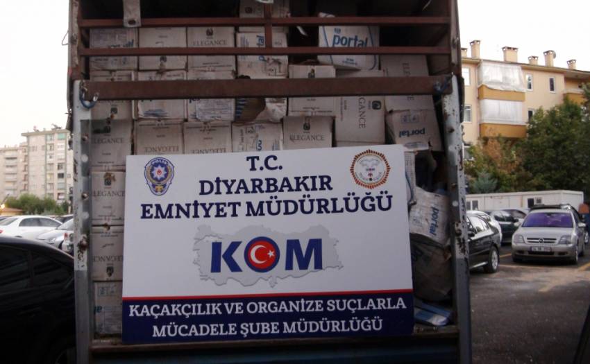 Diyarbakır’da kaçakçılara 1.5 milyonluk darbe