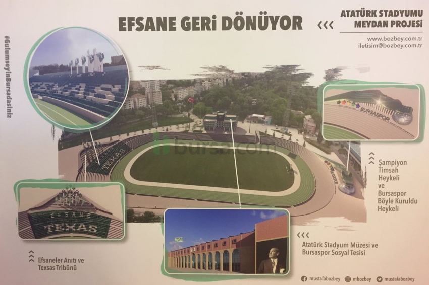 İşte Bozbey'in Atatürk Stadı projesi