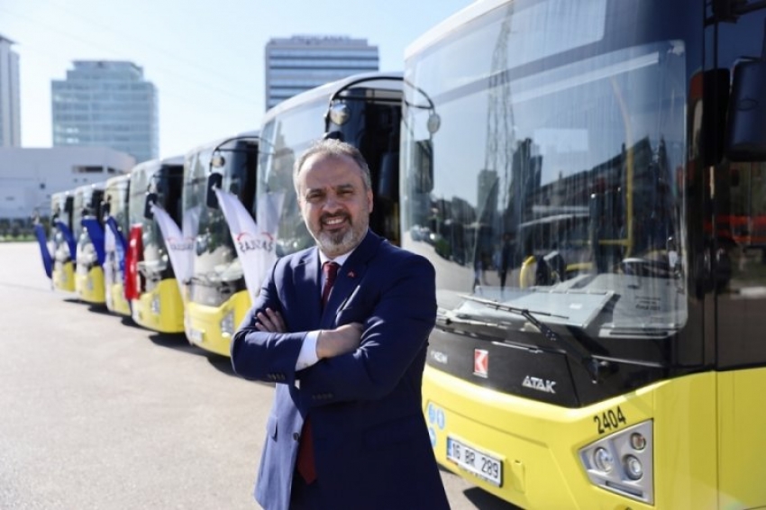Bursa Büyükşehir otobüs filosunu genişletti