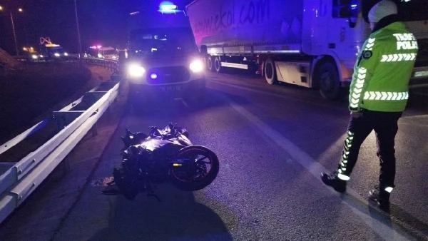 Bursa’da motosiklet bariyerlere çarptı; 1 ölü, 1 yaralı