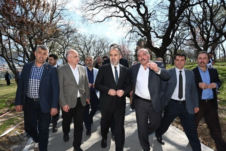 Bursa'da Teoman Özalp Parkı’nda dönüşüm başladı