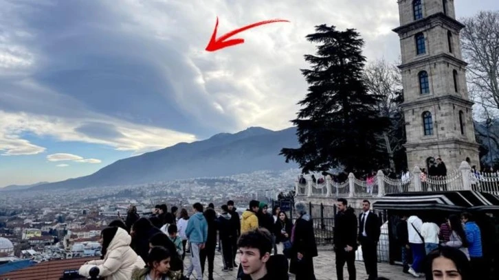 Bursa'yı dünya gündemine taşıyan mercek bulutu yeniden görüldü!