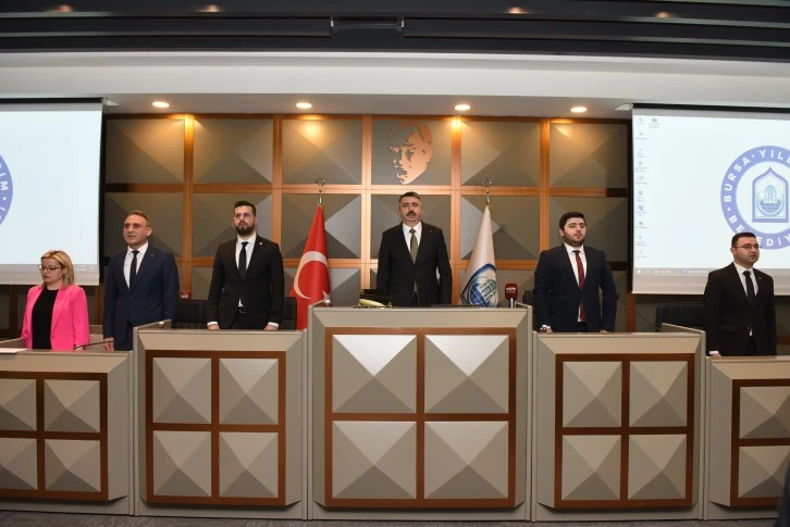 Bursa Yıldırım Belediyesi'nin yeni dönem ilk meclis toplantısı gerçekleşti