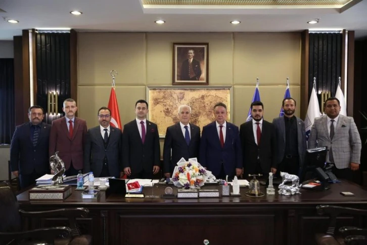 Büyük Birlik Partisi Bursa İl Yönetimi'nden Mustafa Bozbey ve Oktay Yılmaz'a  ziyaret 