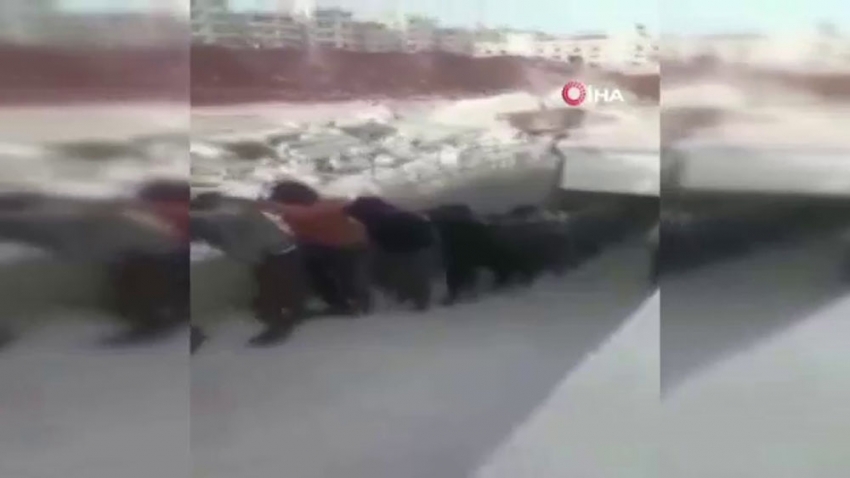 Afrin’de suç çetesi ÖSO’ya teslim oldu