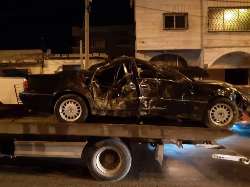 Gazze’de trafik kazası: 2 ölü, 1 yaralı