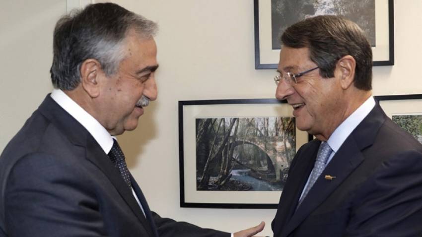 Kıbrıslı liderler bir kez daha bir araya geldi