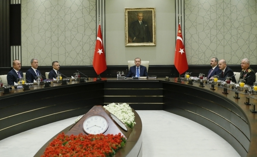 MGK Cumhurbaşkanı Erdoğan başkanlığında toplandı