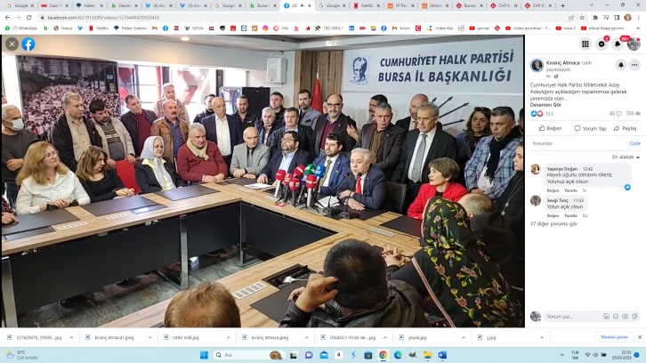 CHP Bursa’da Kıvanç Atmaca milletvekili aday adaylığını açıkladı