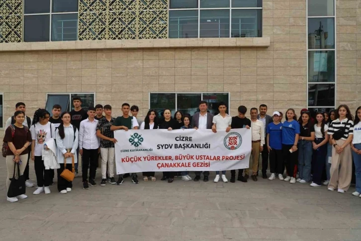 Cizre’de 36 öğrenci Çanakkale gezisine gönderildi
