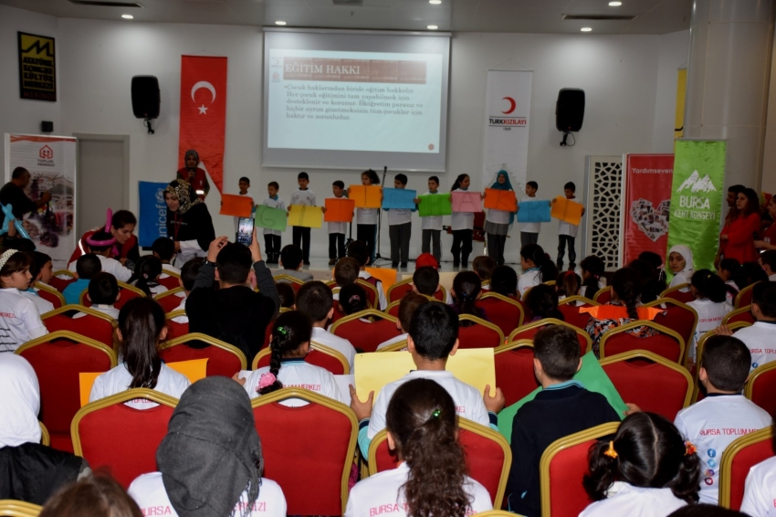Bursa’da çocuklara hakları anlatıldı