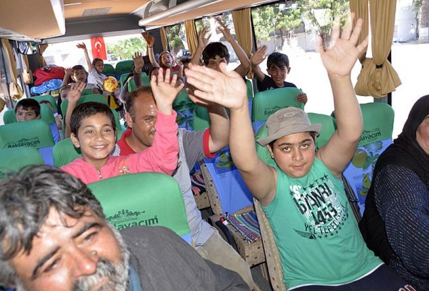 Bodrum'daki sığınmacılar İstanbul ve Yalova'ya gönderildi