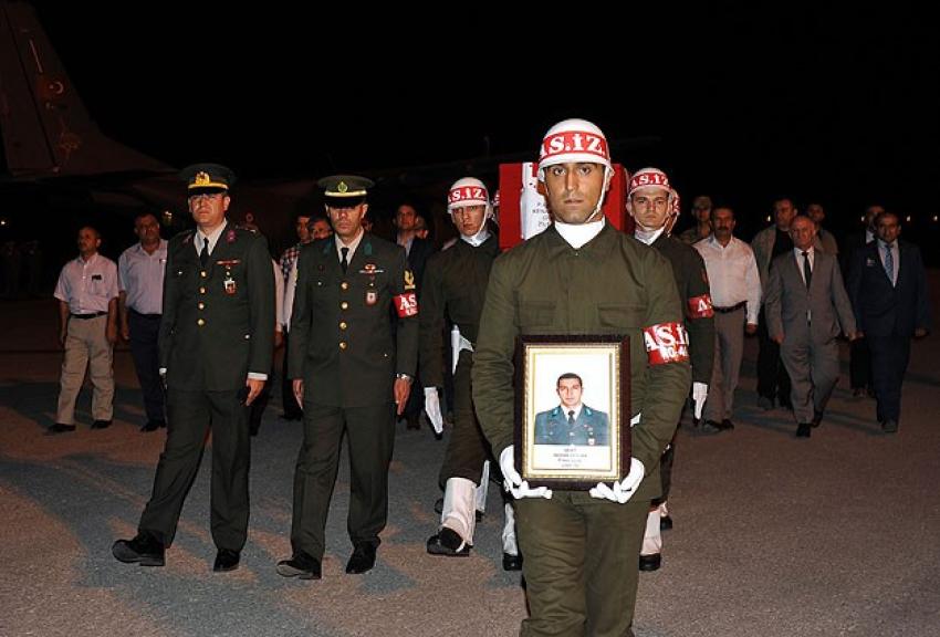 Şehit Astsubay Ceylan'ın cenazesi Tokat'a getirildi