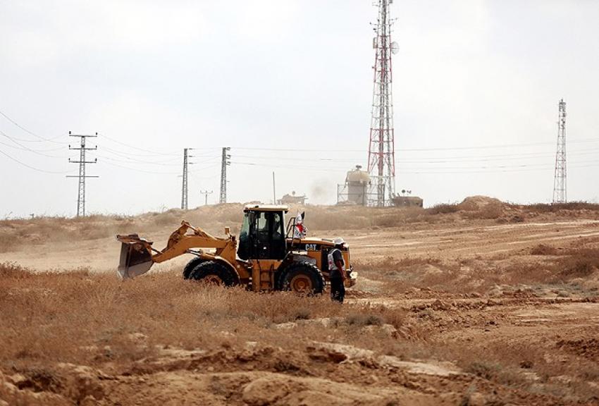 Gazze sınırında yeniden tarım yapılacak