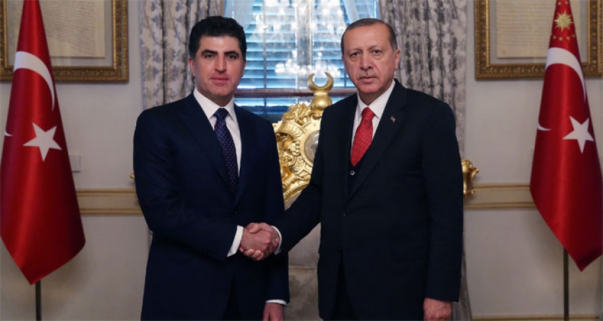 Erdoğan, Barzani'yi kabul etti!