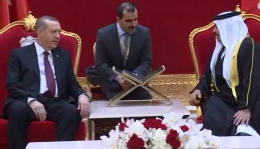 Cumhurbaşkanı Erdoğan Bahreyn Kralı ile görüştü