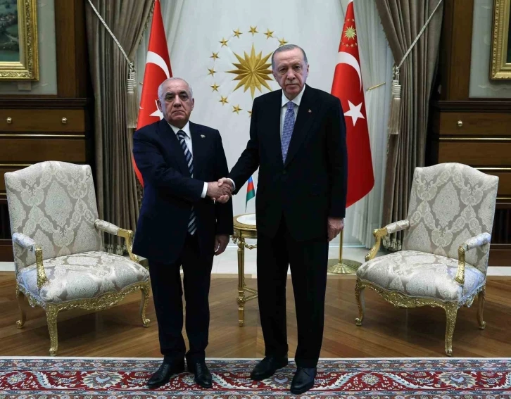 Cumhurbaşkanı Erdoğan, Azerbaycan Başbakanı Asodov’u kabul etti
