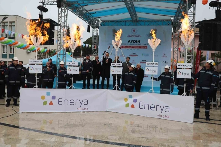 Cumhurbaşkanı Erdoğan, Koçarlı’nın doğalgazını ateşledi

