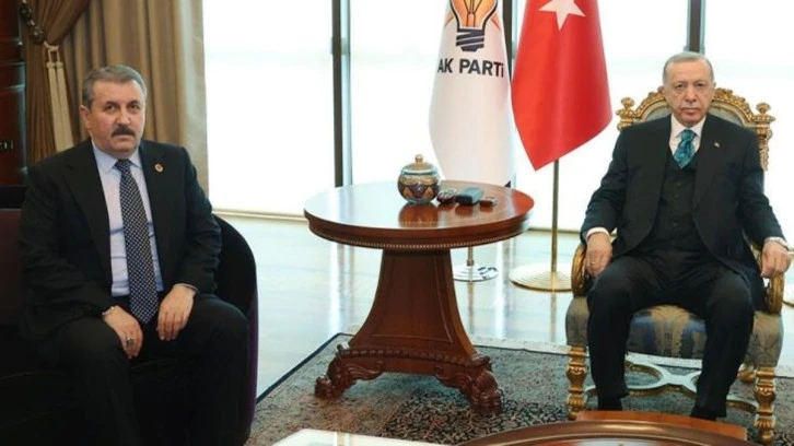 Cumhurbaşkanı Erdoğan'la görüşen Mustafa Destici'den ilk açıklama
