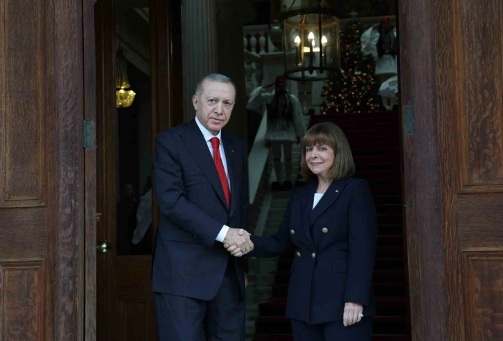 Ο Πρόεδρος Ερντογάν συναντήθηκε με την Πρόεδρο της Ελλάδας Σακελλαροπούλου