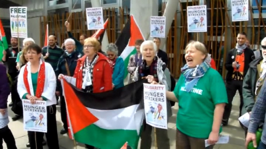 Filistinli mahkumların açlık grevine İrlanda’dan destek