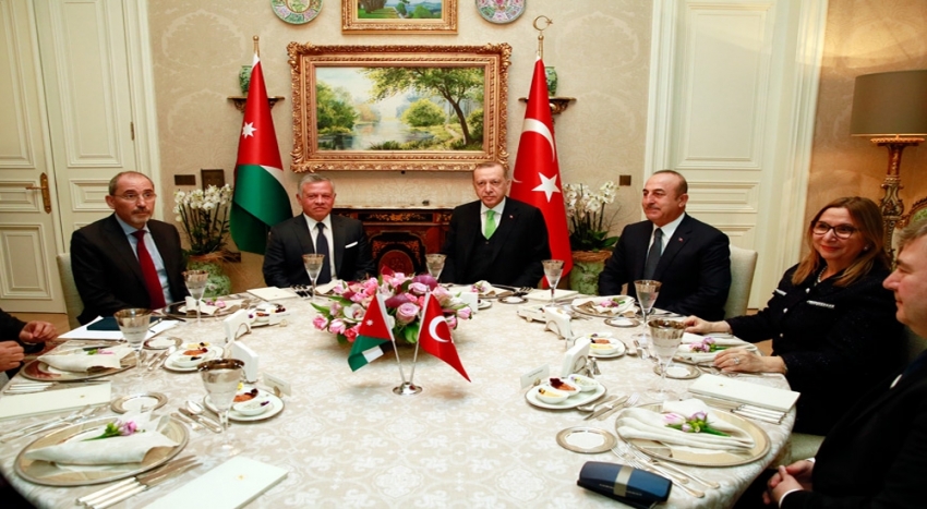 Erdoğan Ürdün Kralı Abdullah ile bir araya geldi