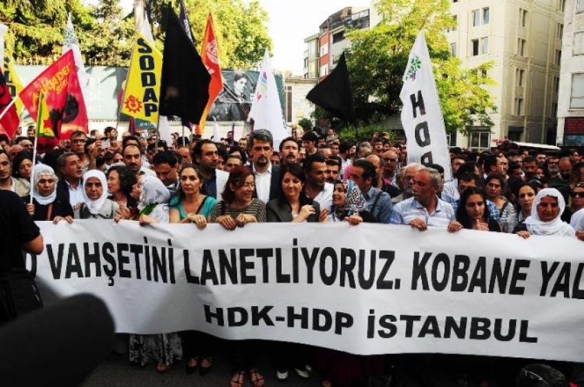 Taksim’de IŞİD protestosu