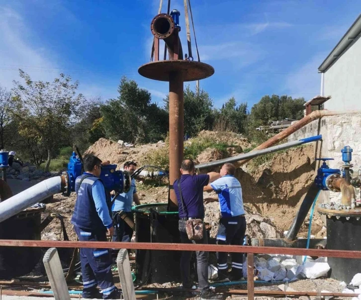 Datça Reşadiye içme suyu terfi merkezi yenilendi
