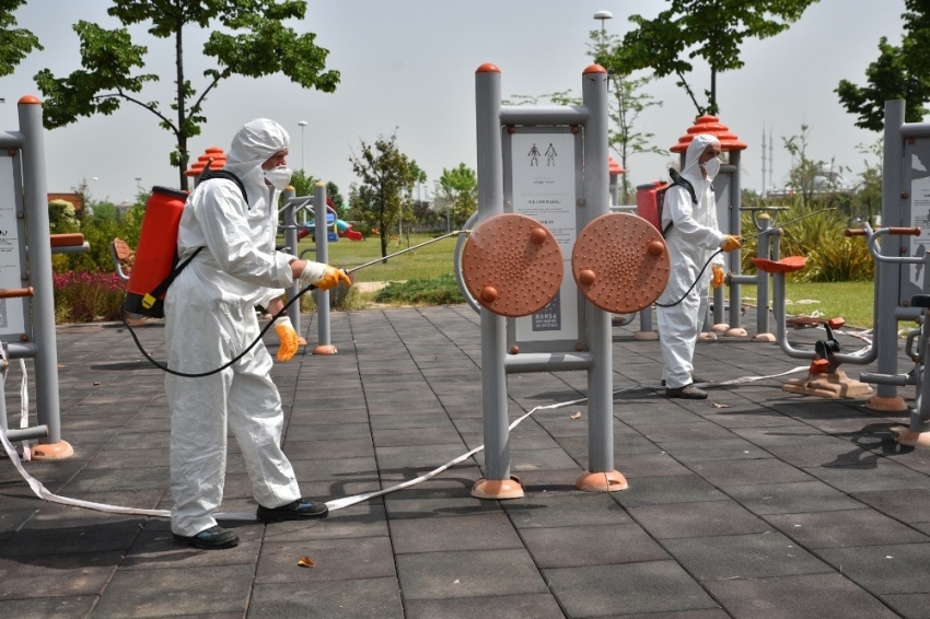 Bursa’da parklar, pandemi sonrasına hazırlanıyor