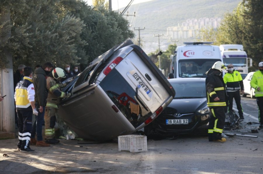 Bursa'da korkunç kaza:1 ölü