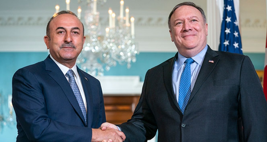  Dışişleri Bakanı Çavuşoğlu, ABD'li mevkidaşı Mike Pompeo ile görüştü
