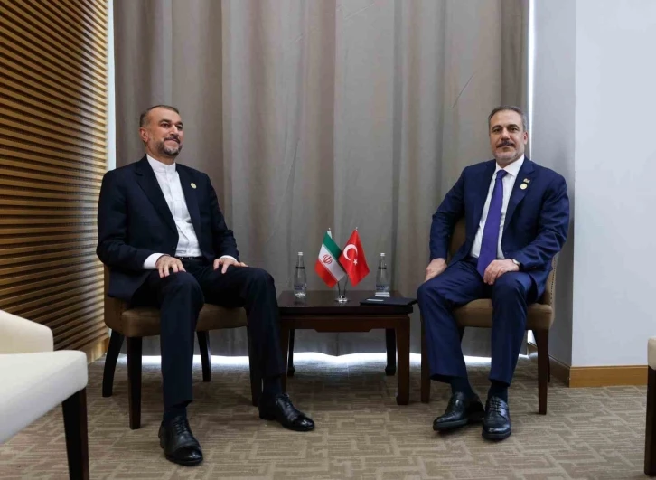 Dışişleri Bakanı Fidan, İran Dışişleri Bakanı Abdullahiyan ile görüştü
