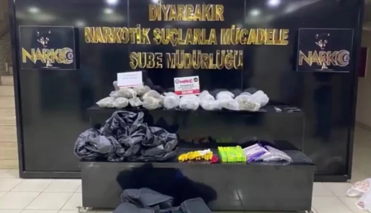 Diyarbakır’da uyuşturucu tacirlerine operasyon: 17 tutuklama

