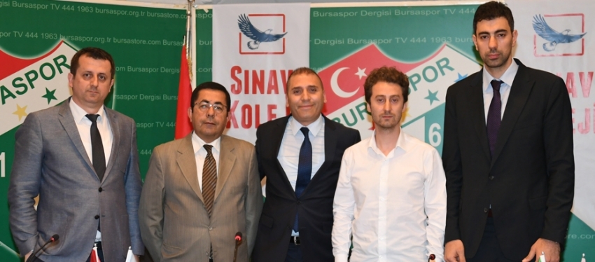 Bursaspor Durmazlar ile Sınav Koleji iş birliği anlaşması imzaladı