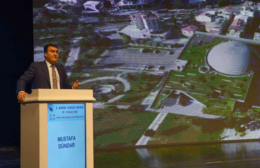 Başkan Dündar Bursa Turizm Zirvesi'nde konuştu 