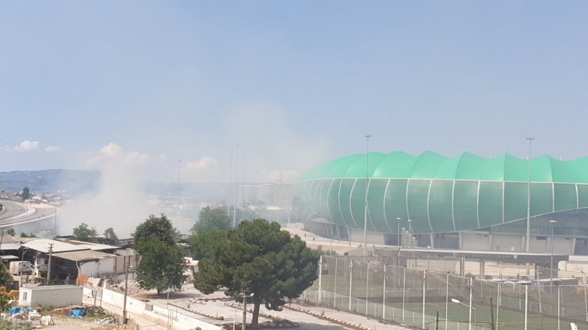 Timsah Arena'da yangın uyarısına Bursaspor'dan cevap