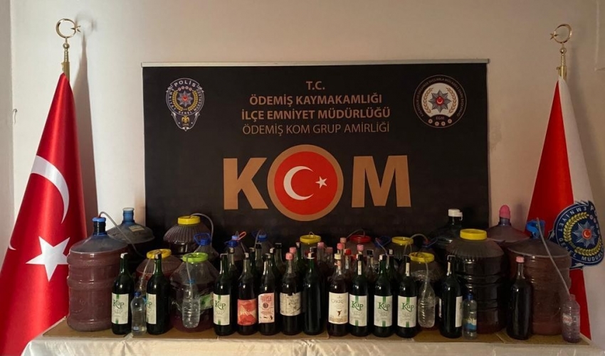 İzmir’de sahte içki operasyonu: 2 şüpheliye işlem