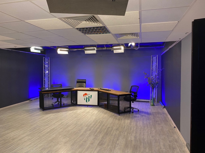 Bursaspor TV Stüdyoları yenilendi