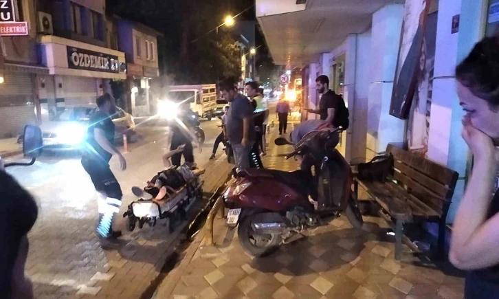 Edremit’te motosikletler çarpıştı: 1 yaralı
