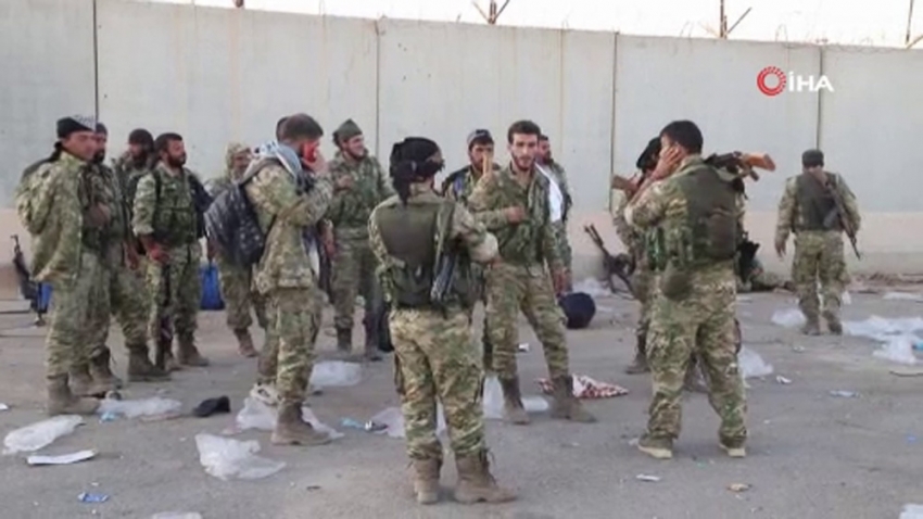 Suriye Milli Ordusu’ndan yeni grup Tel Abyad’a vardı