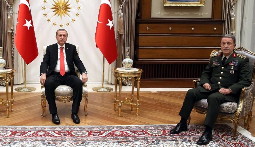 Erdoğan Akar’ı kabul etti