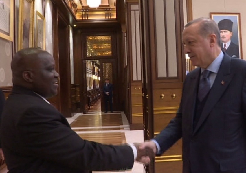 Erdoğan, Burundi Meclis Başkanını kabul etti