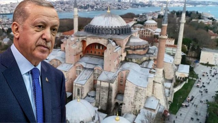 Erdoğan'ın Ayasofya sözleri sonrası Yunanistan'dan ilk resmi açıklama