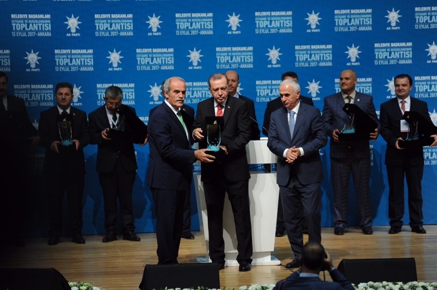 Erdoğan’dan Bursa Büyükşehir Belediyesi’ne ödül