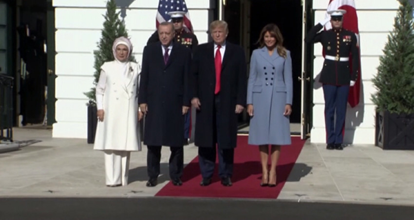 Cumhurbaşkanı Erdoğan Beyaz Saray'da