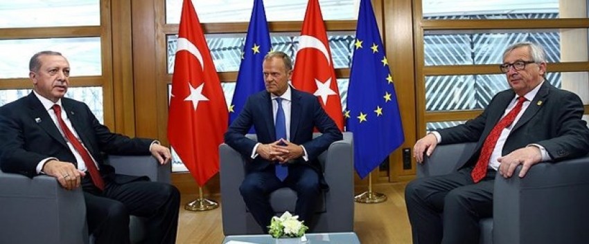 Erdoğan Tusk ve Juncker'le görüştü